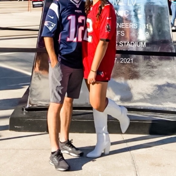 Women’s white western cowgirl knee high boots - Picture 13 of 13